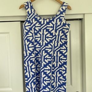 shell geometric spandex dress